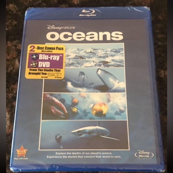 New Sealed Disney Nature Oceans Blu-Ray/DVD Combo - Picture 1 of 1